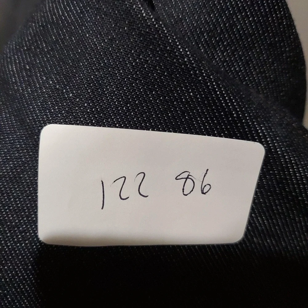 Uniqlo Jeans Mens 36x32 (Fits 36x31) Blue Dark Wash Slim Tapered Selvedge Pants